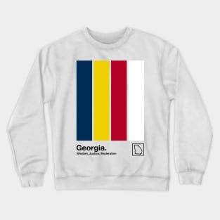 Georgia  // Original Minimalist Artwork Poster Design Crewneck Sweatshirt